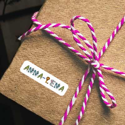 Sticker Anna-lena Animal Font Gift package Image