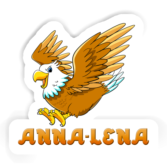 Anna-lena Autocollant Aigle Notebook Image