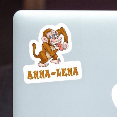 Anna-lena Autocollant Gorille Laptop Image