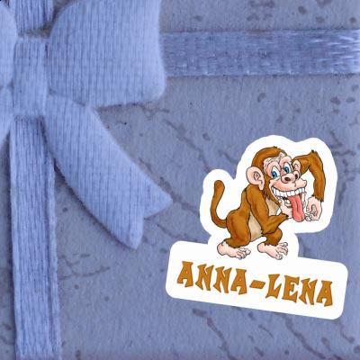 Anna-lena Sticker Ape Notebook Image