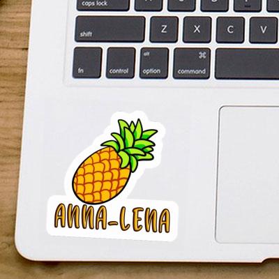 Anna-lena Sticker Ananas Notebook Image