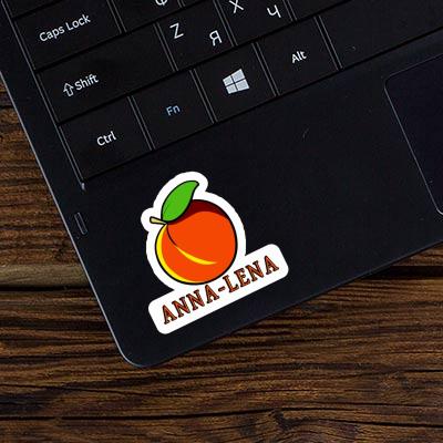 Sticker Aprikose Anna-lena Laptop Image
