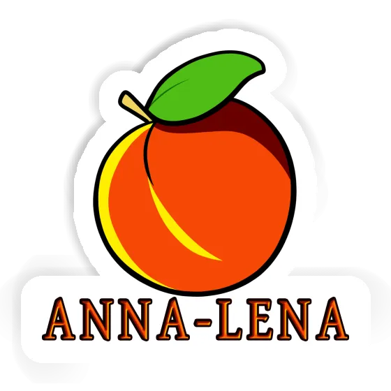 Sticker Aprikose Anna-lena Notebook Image