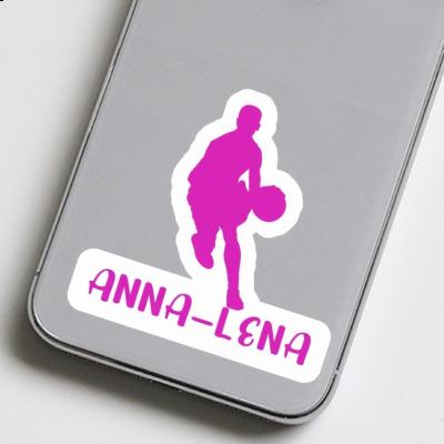 Autocollant Anna-lena Joueur de basket-ball Laptop Image