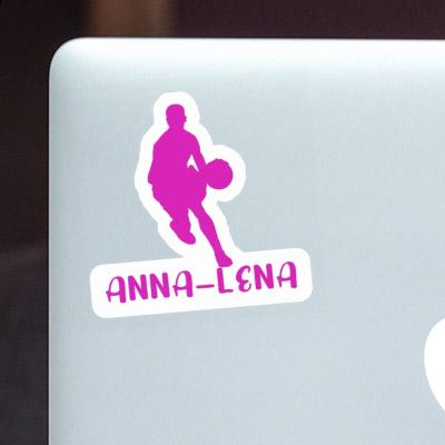 Sticker Basketball Player Anna-lena Laptop Image