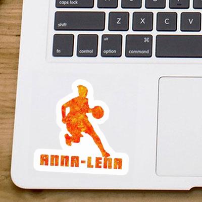 Anna-lena Sticker Basketball Player Laptop Image