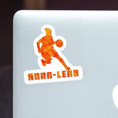 Sticker Basketballspielerin Anna-lena Notebook Image