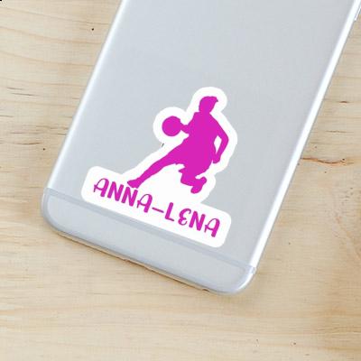 Sticker Anna-lena Basketballspielerin Laptop Image