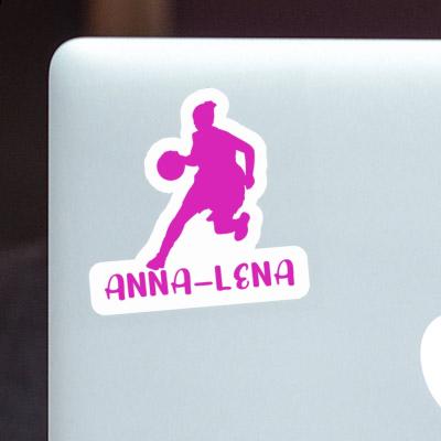Anna-lena Sticker Basketball Player Notebook Image
