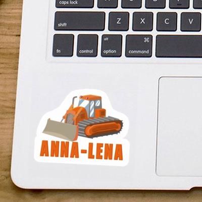 Sticker Excavator Anna-lena Notebook Image