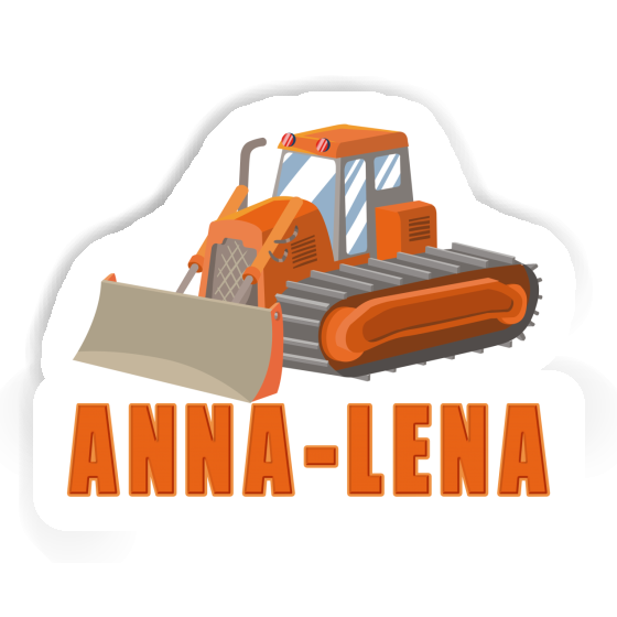 Sticker Excavator Anna-lena Notebook Image