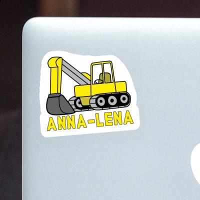 Aufkleber Anna-lena Bagger Laptop Image
