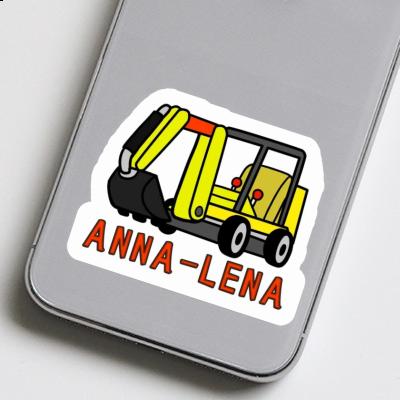 Sticker Anna-lena Minibagger Gift package Image