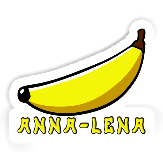 Banane Aufkleber Anna-lena Notebook Image