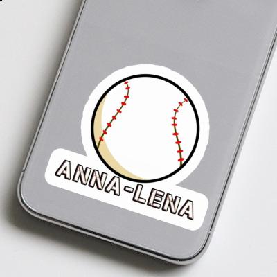 Sticker Anna-lena Baseball Laptop Image