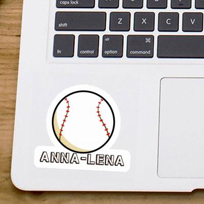 Baseball Autocollant Anna-lena Laptop Image