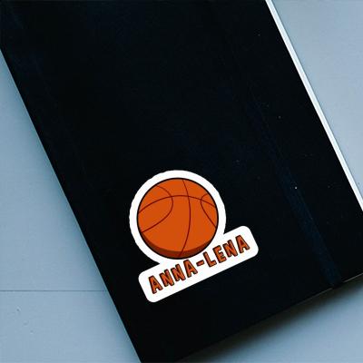 Sticker Basketball Ball Anna-lena Laptop Image