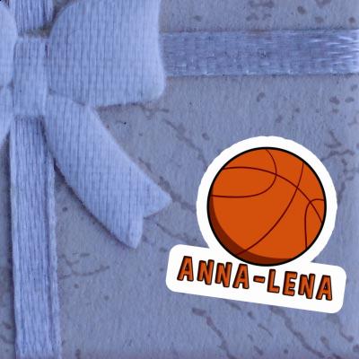 Sticker Basketball Ball Anna-lena Laptop Image