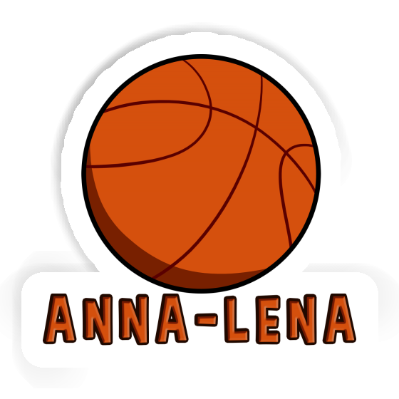Anna-lena Aufkleber Basketball Laptop Image