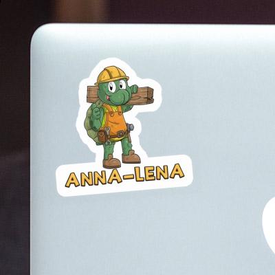 Sticker Construction worker Anna-lena Laptop Image