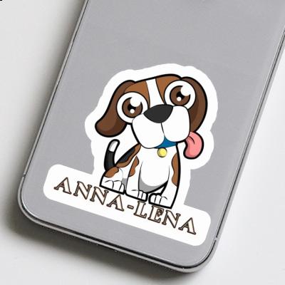 Sticker Anna-lena Beagle-Hund Gift package Image