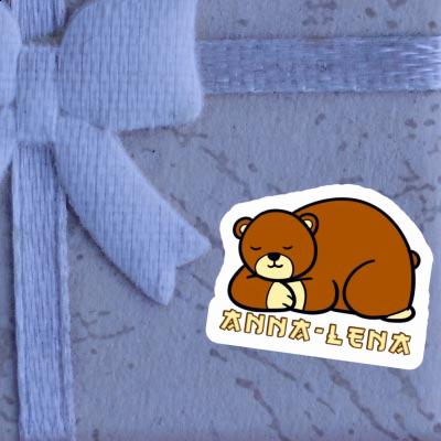 Bear Sticker Anna-lena Notebook Image