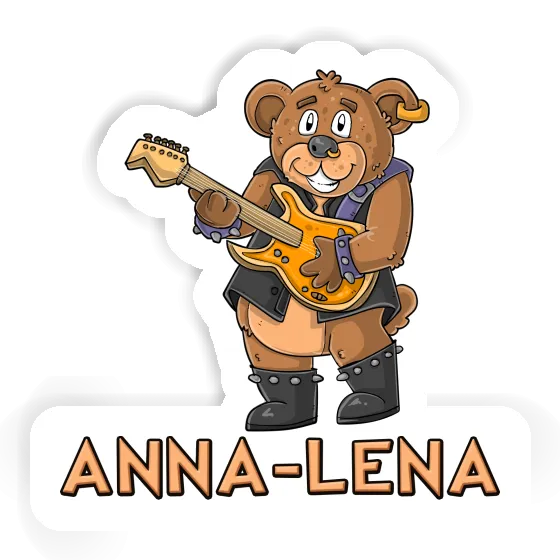 Rocker Bear Sticker Anna-lena Notebook Image