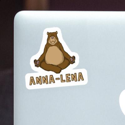 Sticker Anna-lena Yoga Bear Gift package Image