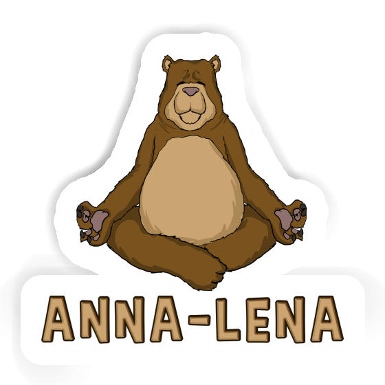 Sticker Bär Anna-lena Laptop Image