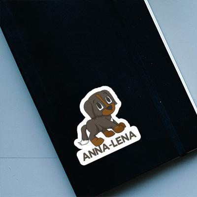 Sticker Anna-lena Mountain Dog Notebook Image