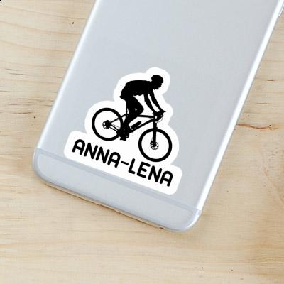 Biker Sticker Anna-lena Notebook Image