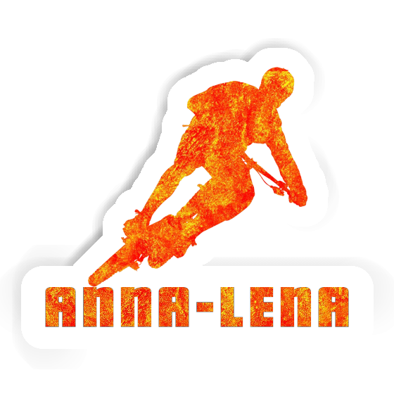 Sticker Anna-lena Biker Laptop Image