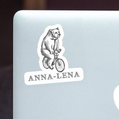 Anna-lena Sticker Bicycle rider Notebook Image