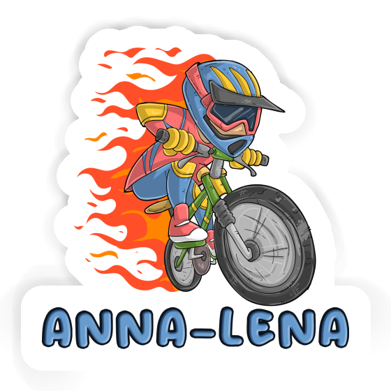 Sticker Anna-lena Freeride Biker Notebook Image