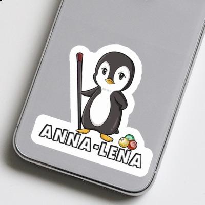 Anna-lena Sticker Billardspieler Laptop Image