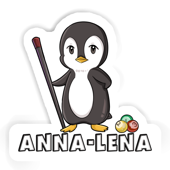 Anna-lena Sticker Billardspieler Image