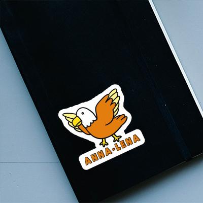Sticker Bird Anna-lena Notebook Image