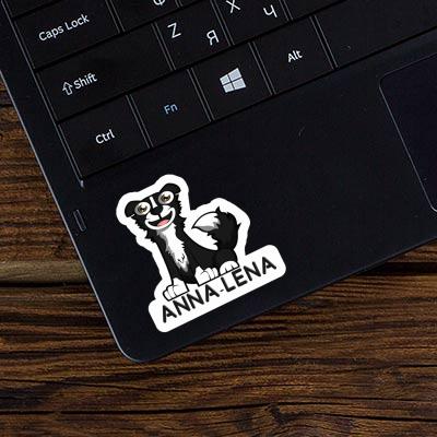 Sticker Anna-lena Border Collie Laptop Image