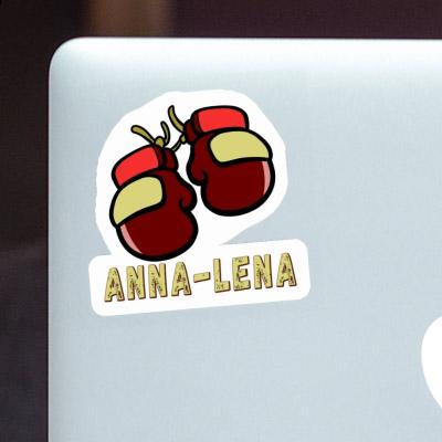 Anna-lena Autocollant Gant de boxe Notebook Image