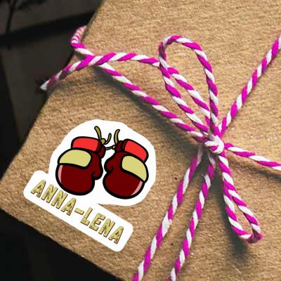 Sticker Anna-lena Boxing Glove Notebook Image