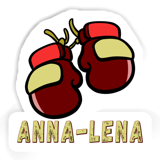 Boxhandschuh Aufkleber Anna-lena Notebook Image