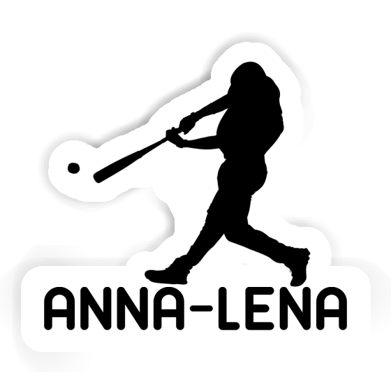 Aufkleber Anna-lena Baseballspieler Laptop Image
