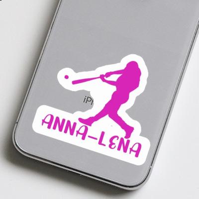 Baseball Player Sticker Anna-lena Notebook Image