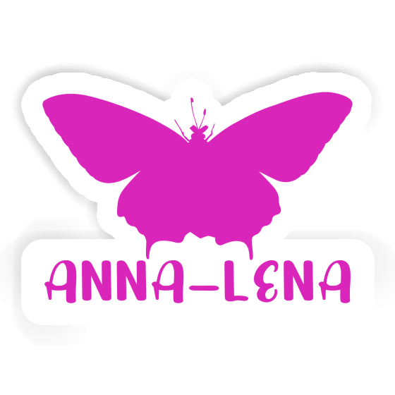 Anna-lena Sticker Schmetterling Notebook Image