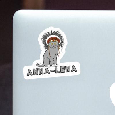 Aufkleber Katze Anna-lena Laptop Image