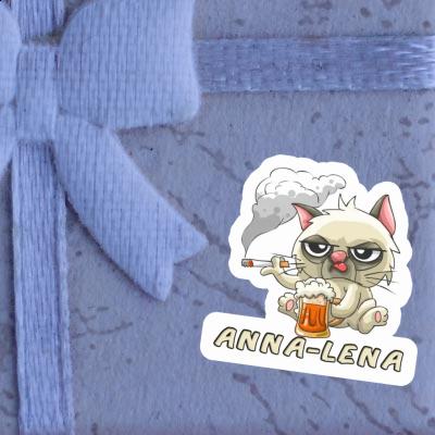 Sticker Anna-lena Bad Cat Laptop Image
