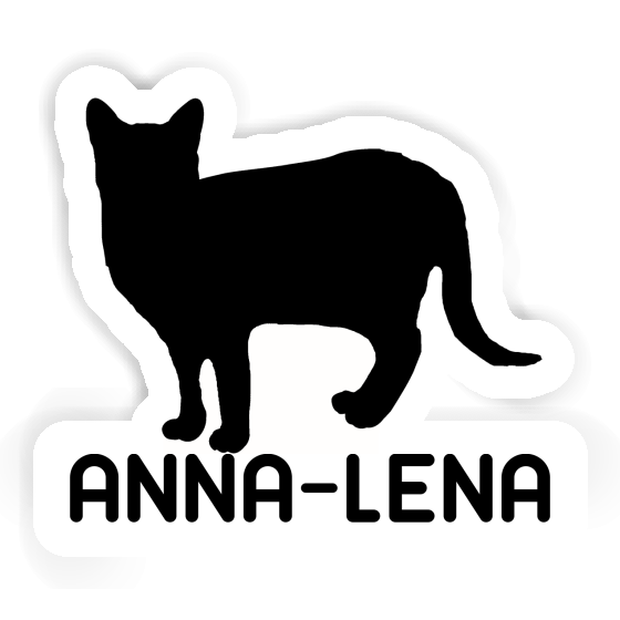 Sticker Katze Anna-lena Notebook Image