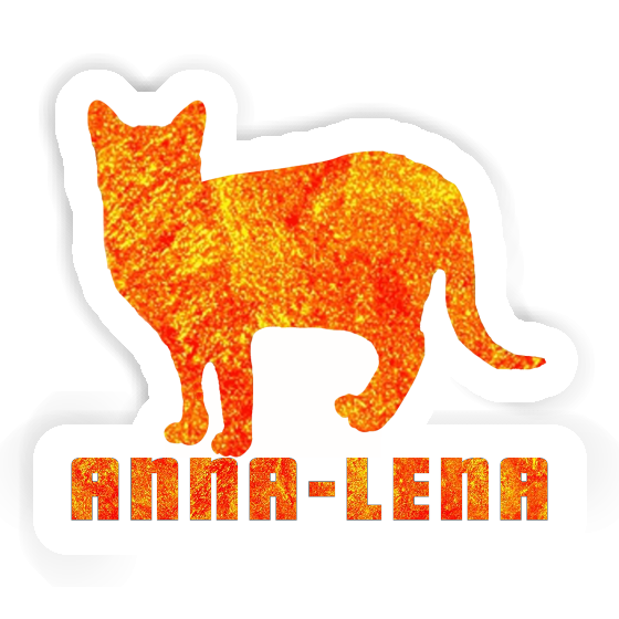 Chat Autocollant Anna-lena Notebook Image