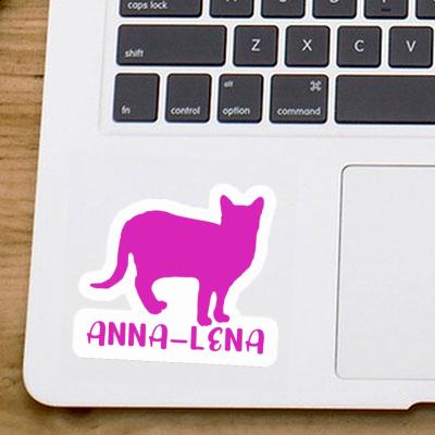 Autocollant Anna-lena Chat Laptop Image