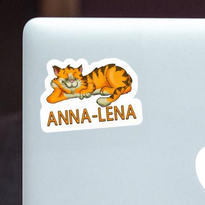 Chat Autocollant Anna-lena Laptop Image